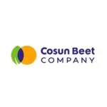 Cosun Beet Company logo with a graphic of overlapping green leaf, blue, and orange circles, adjacent to the text "Cosun Beet COMPANY.